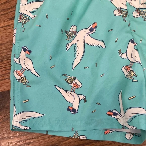 Cat & Jack Teal Swim Shorts NWT boys size 14 - Picture 5 of 9